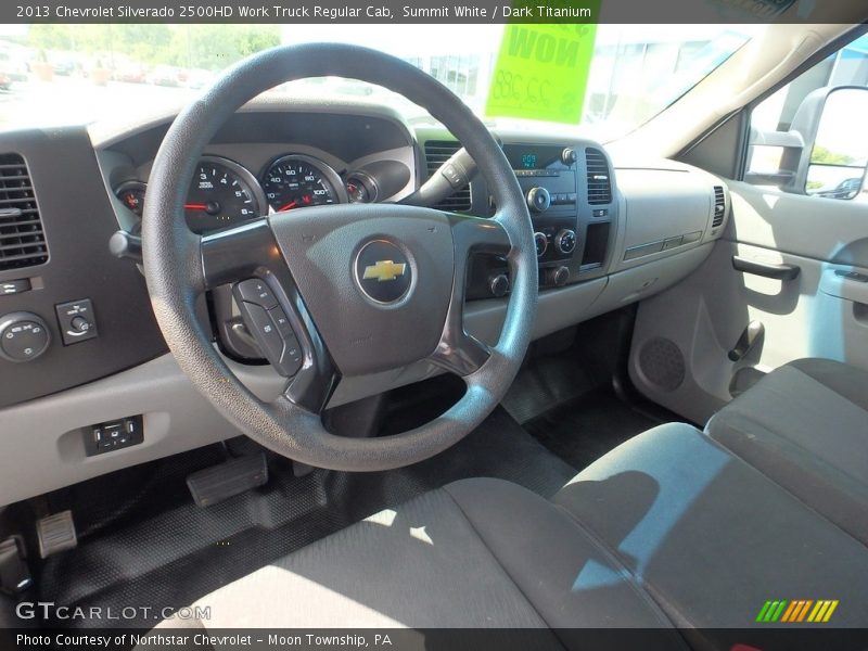 Summit White / Dark Titanium 2013 Chevrolet Silverado 2500HD Work Truck Regular Cab