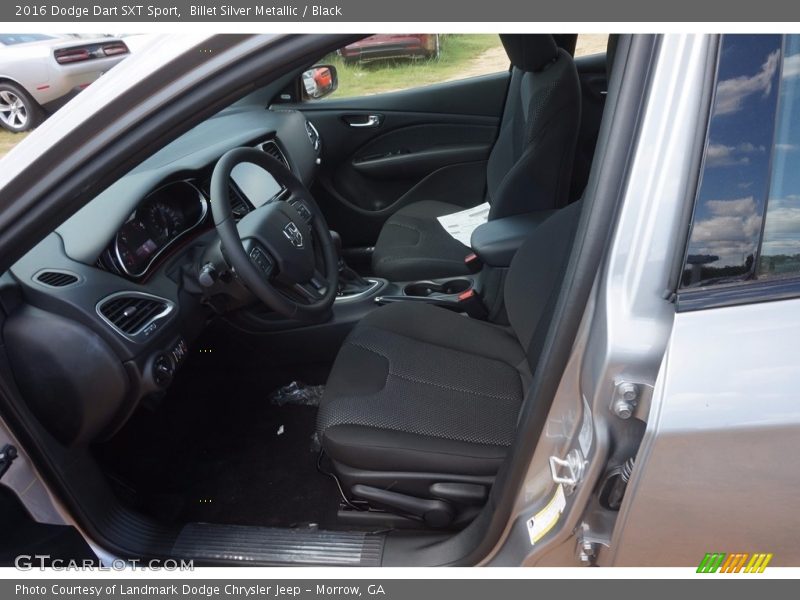 Billet Silver Metallic / Black 2016 Dodge Dart SXT Sport