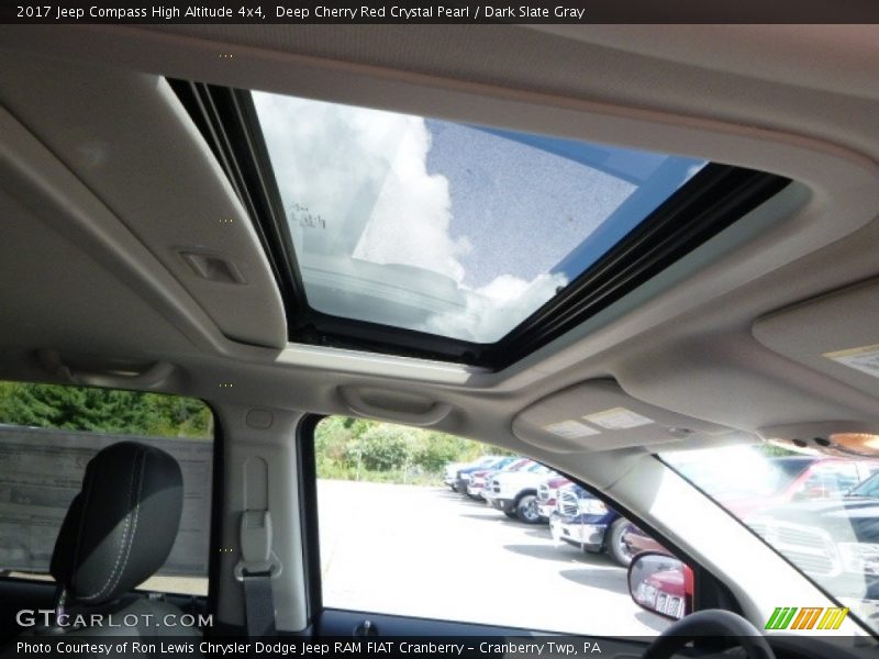 Deep Cherry Red Crystal Pearl / Dark Slate Gray 2017 Jeep Compass High Altitude 4x4