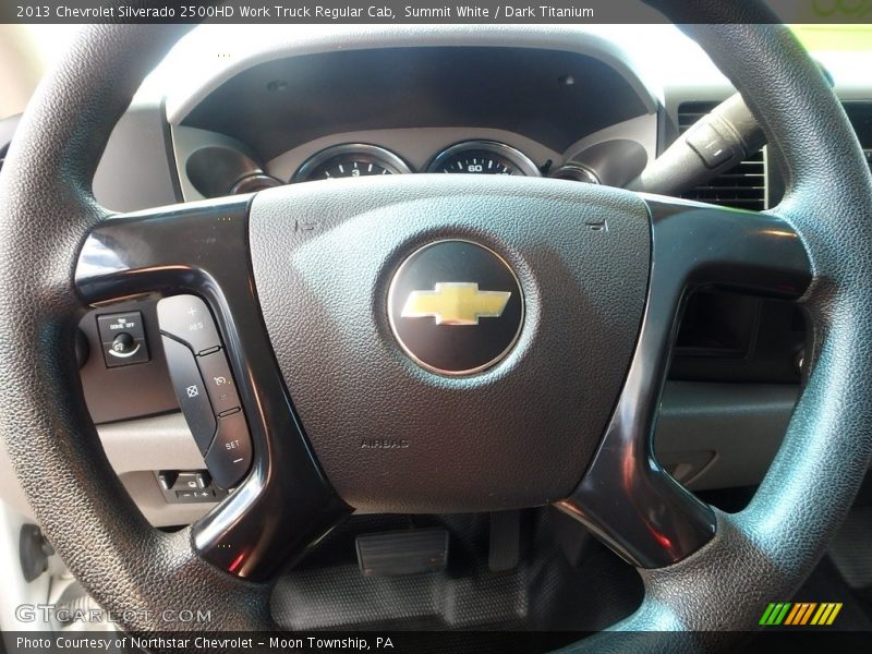Summit White / Dark Titanium 2013 Chevrolet Silverado 2500HD Work Truck Regular Cab