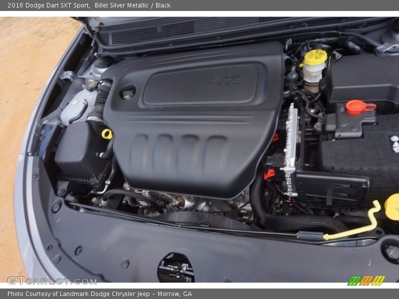 Billet Silver Metallic / Black 2016 Dodge Dart SXT Sport