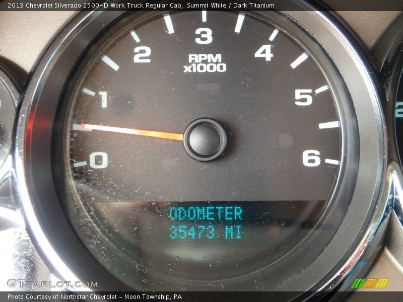 Summit White / Dark Titanium 2013 Chevrolet Silverado 2500HD Work Truck Regular Cab