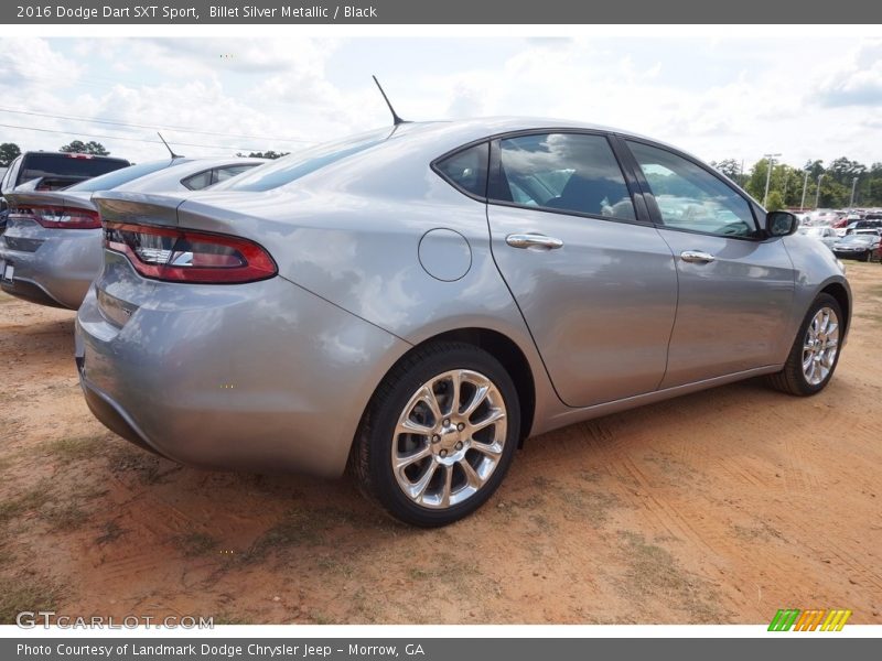 Billet Silver Metallic / Black 2016 Dodge Dart SXT Sport