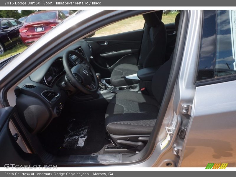 Billet Silver Metallic / Black 2016 Dodge Dart SXT Sport