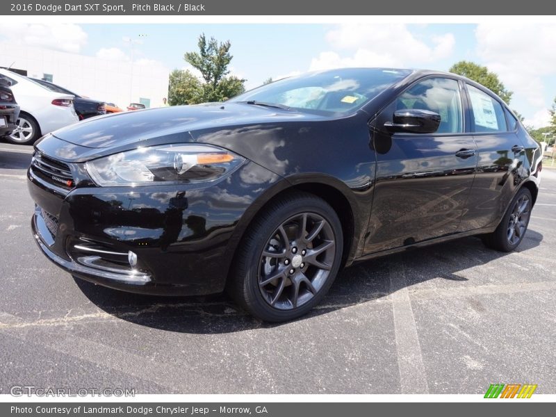 Pitch Black / Black 2016 Dodge Dart SXT Sport