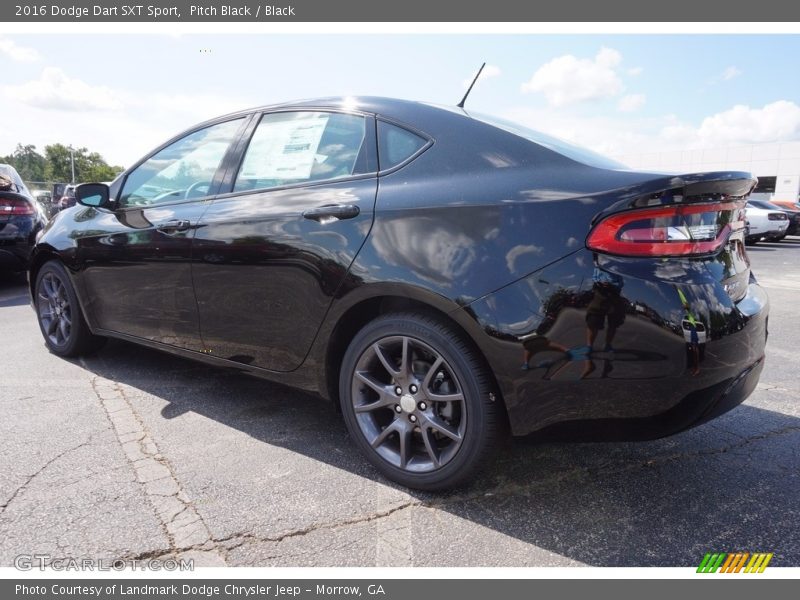 Pitch Black / Black 2016 Dodge Dart SXT Sport