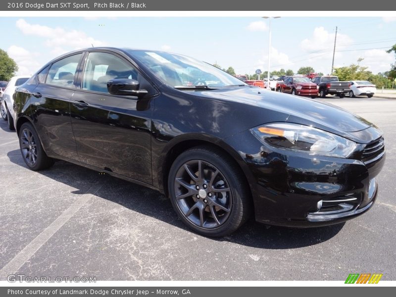 Pitch Black / Black 2016 Dodge Dart SXT Sport