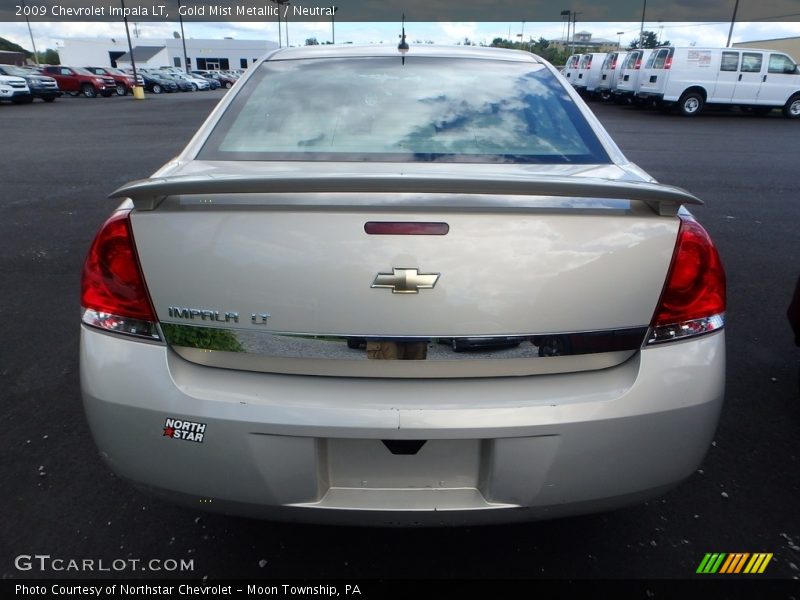 Gold Mist Metallic / Neutral 2009 Chevrolet Impala LT
