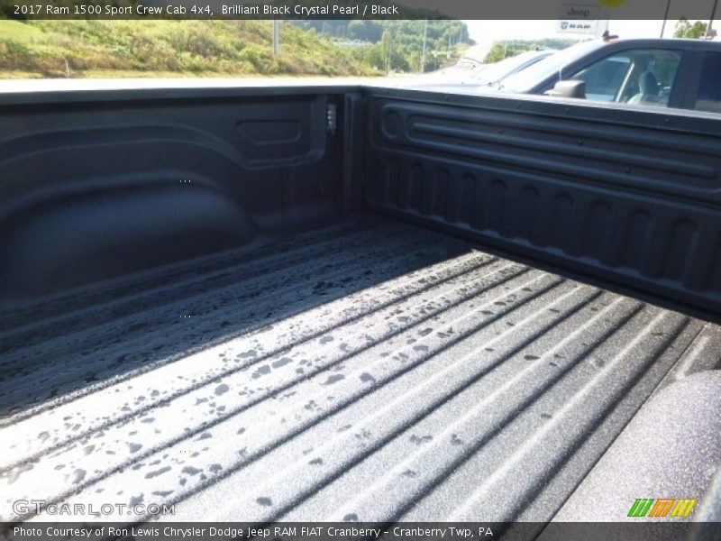 Brilliant Black Crystal Pearl / Black 2017 Ram 1500 Sport Crew Cab 4x4