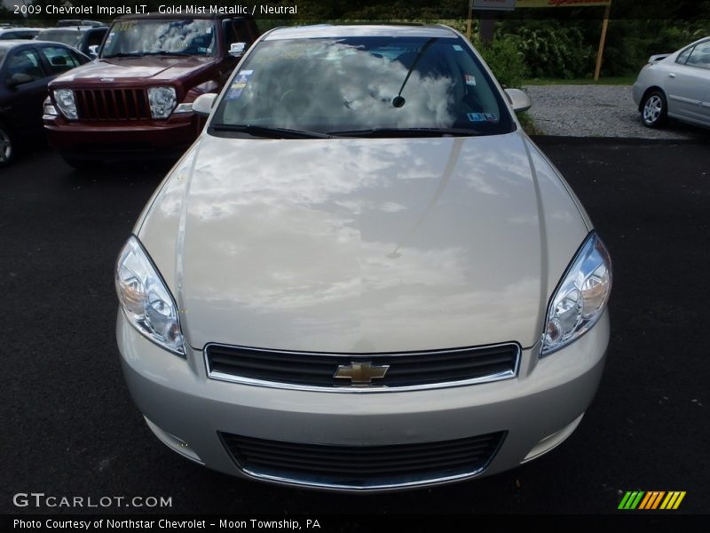 Gold Mist Metallic / Neutral 2009 Chevrolet Impala LT
