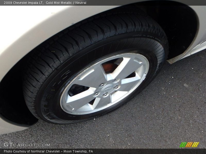 Gold Mist Metallic / Neutral 2009 Chevrolet Impala LT