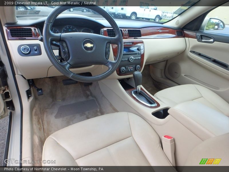 Gold Mist Metallic / Neutral 2009 Chevrolet Impala LT