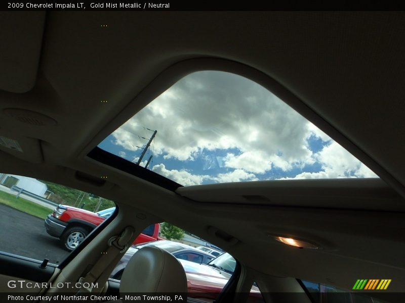 Gold Mist Metallic / Neutral 2009 Chevrolet Impala LT