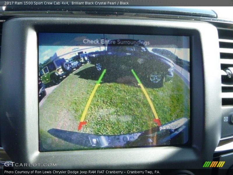 Brilliant Black Crystal Pearl / Black 2017 Ram 1500 Sport Crew Cab 4x4