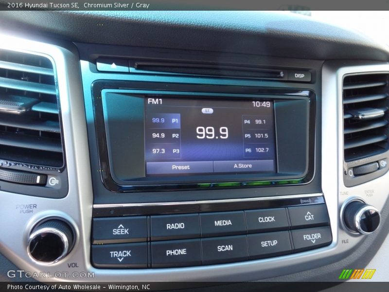 Chromium Silver / Gray 2016 Hyundai Tucson SE