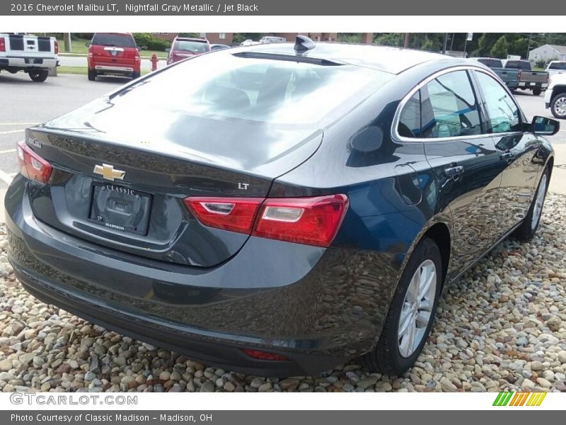 Nightfall Gray Metallic / Jet Black 2016 Chevrolet Malibu LT