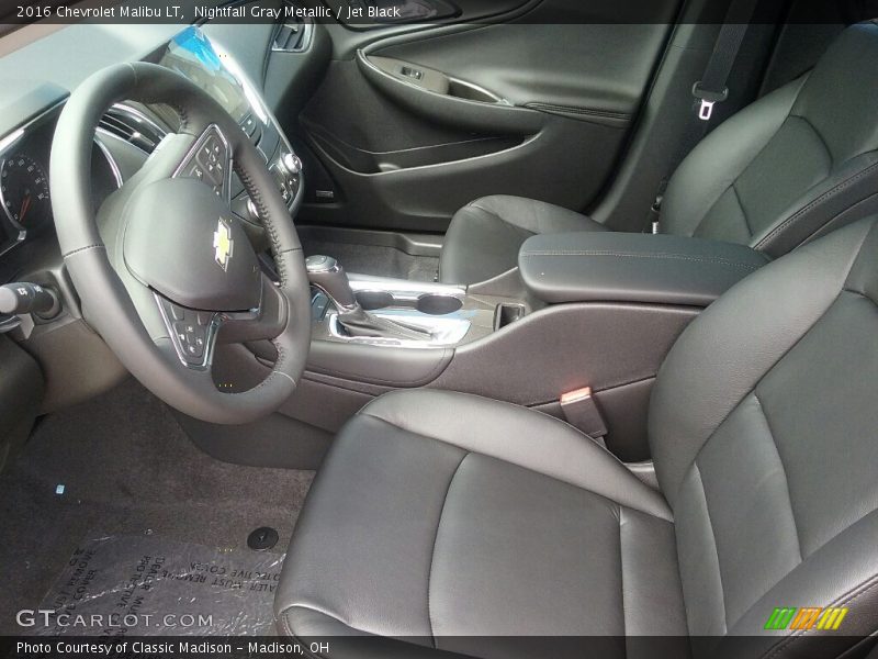Nightfall Gray Metallic / Jet Black 2016 Chevrolet Malibu LT