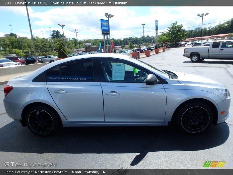 Silver Ice Metallic / Jet Black/Medium Titanium 2013 Chevrolet Cruze LS