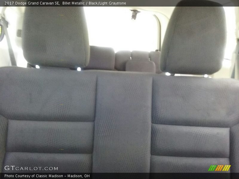 Billet Metallic / Black/Light Graystone 2017 Dodge Grand Caravan SE