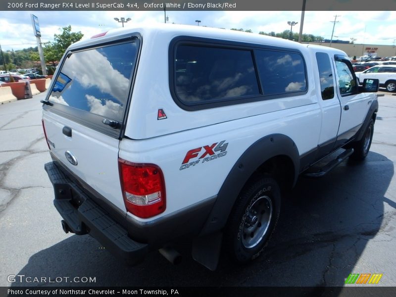 Oxford White / Ebony Black/Red 2006 Ford Ranger FX4 Level II SuperCab 4x4