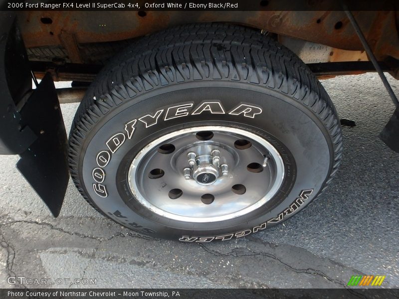 Oxford White / Ebony Black/Red 2006 Ford Ranger FX4 Level II SuperCab 4x4