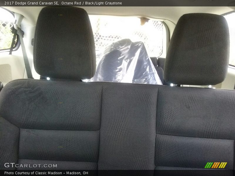 Octane Red / Black/Light Graystone 2017 Dodge Grand Caravan SE