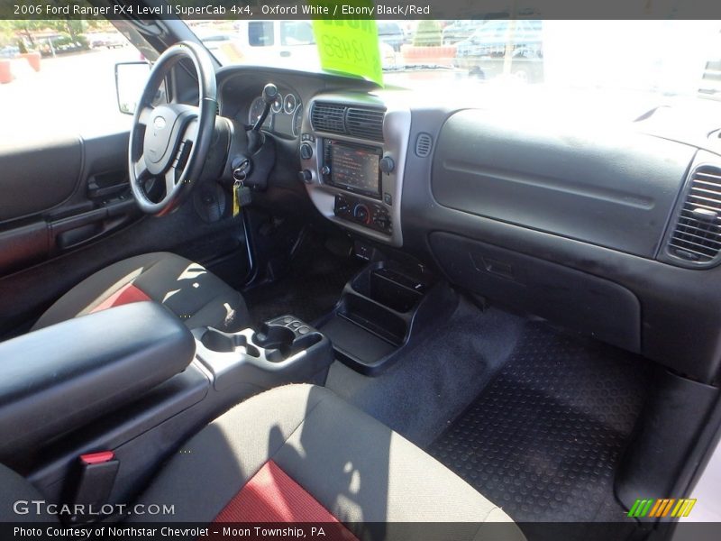 Oxford White / Ebony Black/Red 2006 Ford Ranger FX4 Level II SuperCab 4x4