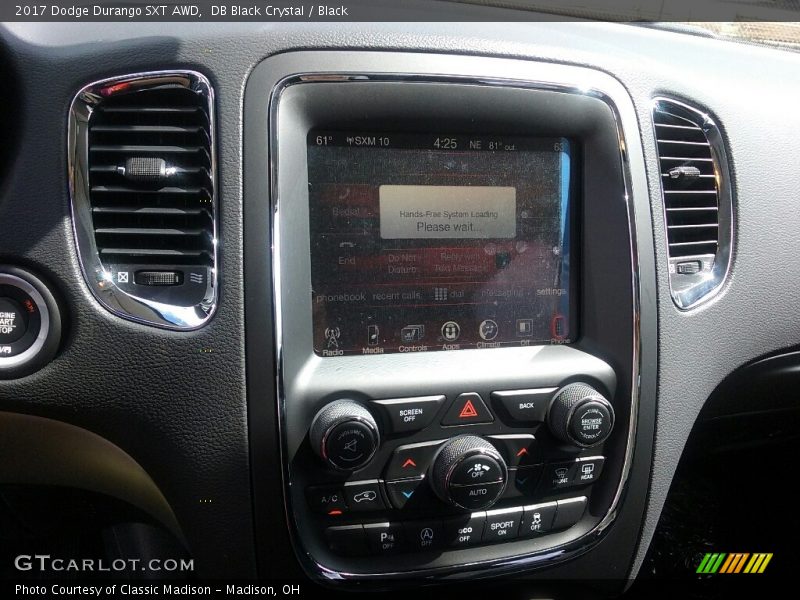 DB Black Crystal / Black 2017 Dodge Durango SXT AWD