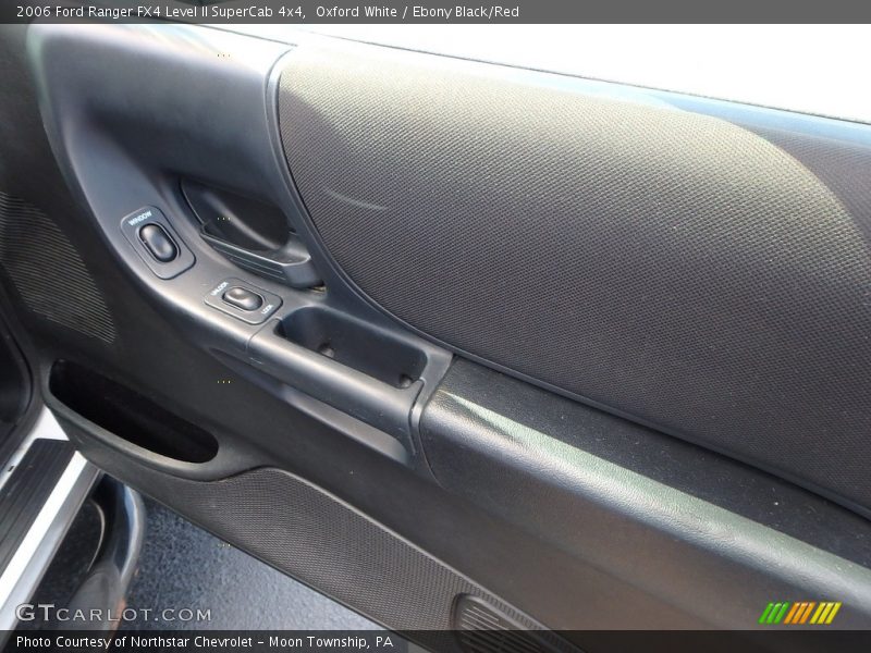 Oxford White / Ebony Black/Red 2006 Ford Ranger FX4 Level II SuperCab 4x4