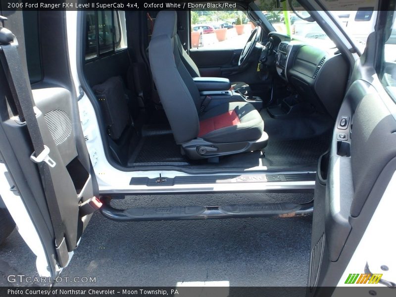 Oxford White / Ebony Black/Red 2006 Ford Ranger FX4 Level II SuperCab 4x4