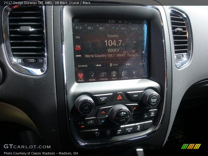 DB Black Crystal / Black 2017 Dodge Durango SXT AWD