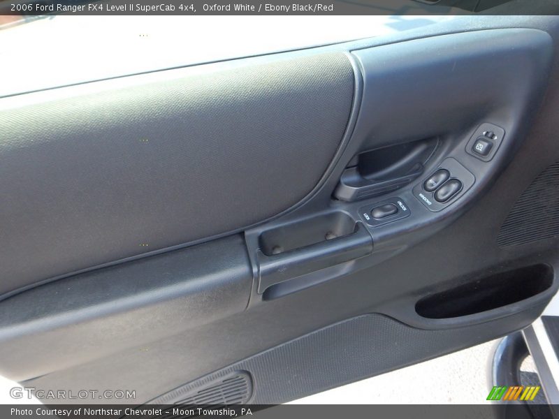 Oxford White / Ebony Black/Red 2006 Ford Ranger FX4 Level II SuperCab 4x4