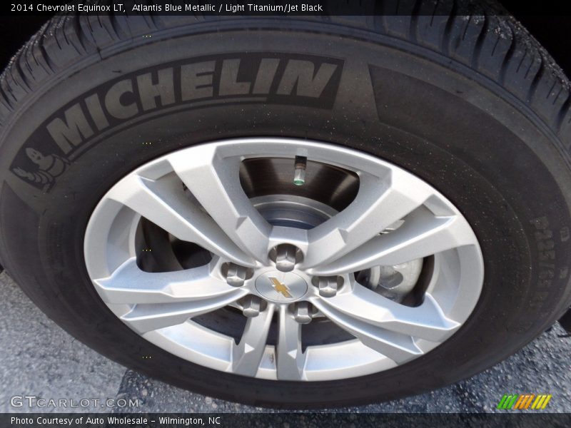 Atlantis Blue Metallic / Light Titanium/Jet Black 2014 Chevrolet Equinox LT