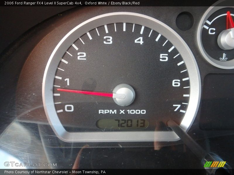 Oxford White / Ebony Black/Red 2006 Ford Ranger FX4 Level II SuperCab 4x4