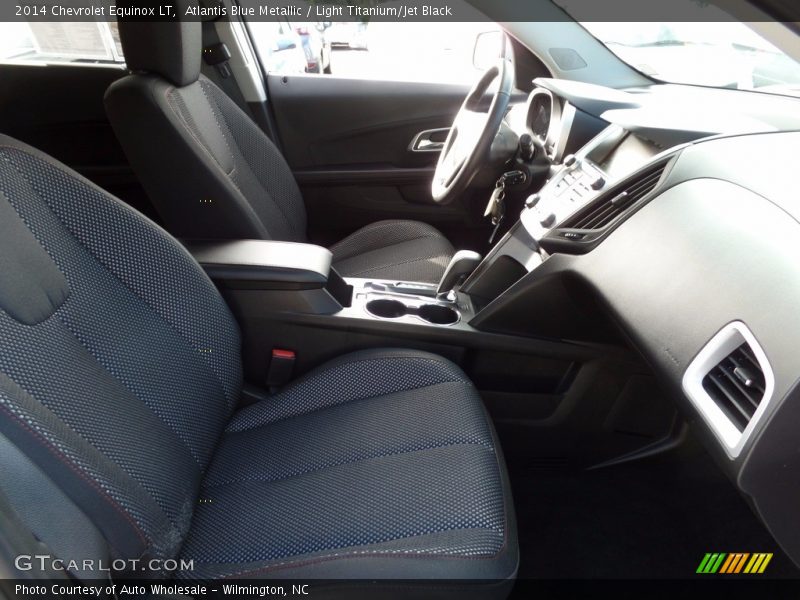 Atlantis Blue Metallic / Light Titanium/Jet Black 2014 Chevrolet Equinox LT