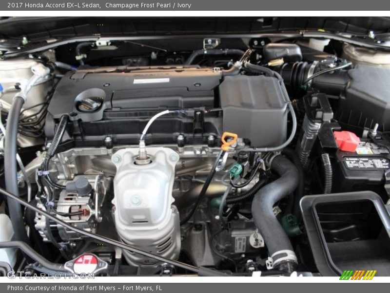  2017 Accord EX-L Sedan Engine - 2.4 Liter DI DOHC 16-Valve i-VTEC 4 Cylinder