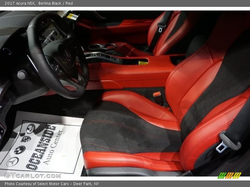 Front Seat of 2017 NSX 