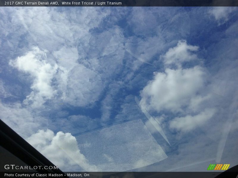 White Frost Tricoat / Light Titanium 2017 GMC Terrain Denali AWD