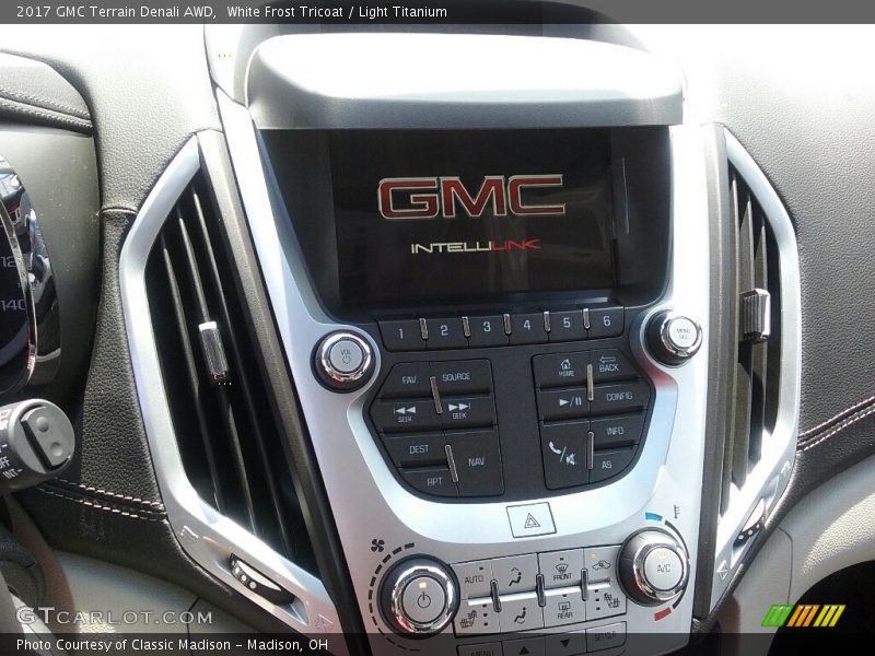 White Frost Tricoat / Light Titanium 2017 GMC Terrain Denali AWD