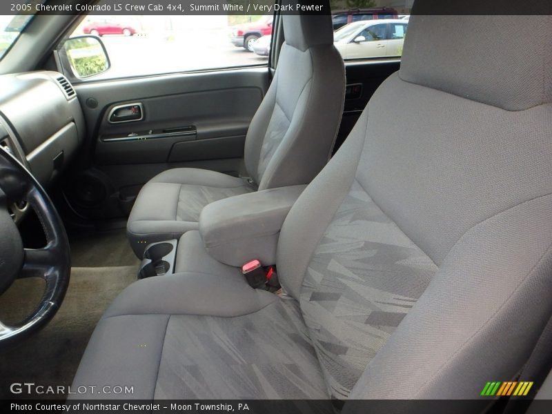 Summit White / Very Dark Pewter 2005 Chevrolet Colorado LS Crew Cab 4x4