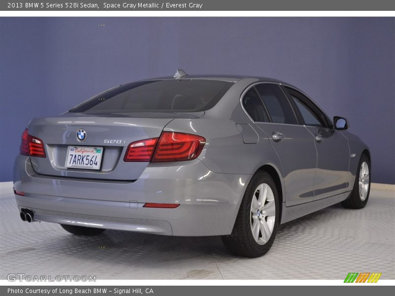 Space Gray Metallic / Everest Gray 2013 BMW 5 Series 528i Sedan