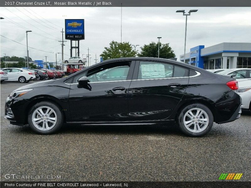Mosaic Black Metallic / Jet Black 2017 Chevrolet Cruze LT