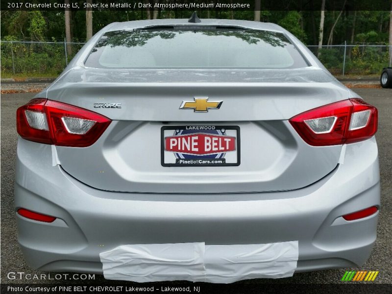 Silver Ice Metallic / Dark Atmosphere/Medium Atmosphere 2017 Chevrolet Cruze LS