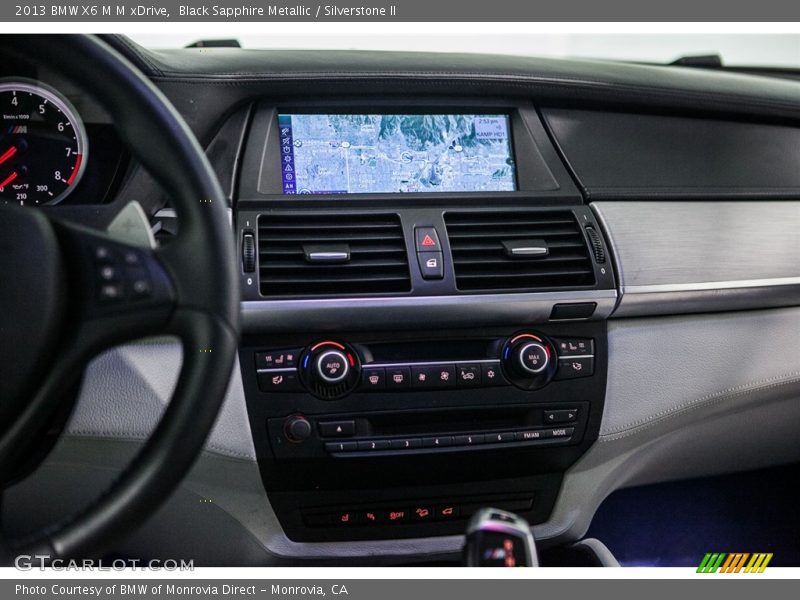 Black Sapphire Metallic / Silverstone II 2013 BMW X6 M M xDrive