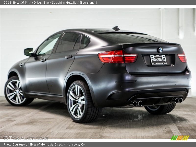 Black Sapphire Metallic / Silverstone II 2013 BMW X6 M M xDrive