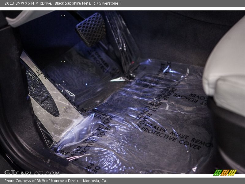Black Sapphire Metallic / Silverstone II 2013 BMW X6 M M xDrive