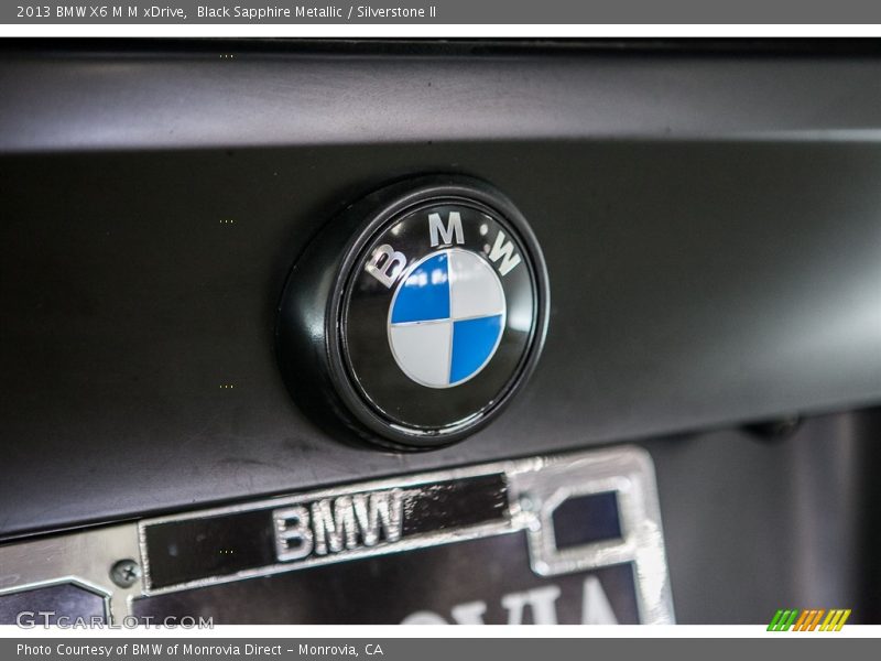 Black Sapphire Metallic / Silverstone II 2013 BMW X6 M M xDrive