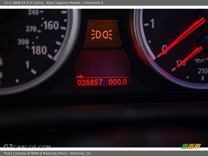 Black Sapphire Metallic / Silverstone II 2013 BMW X6 M M xDrive