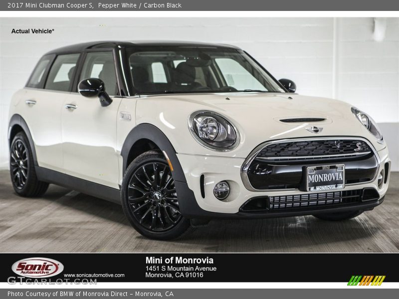 Pepper White / Carbon Black 2017 Mini Clubman Cooper S