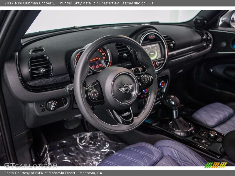 Chesterfield Leather/Indigo Blue Interior - 2017 Clubman Cooper S 